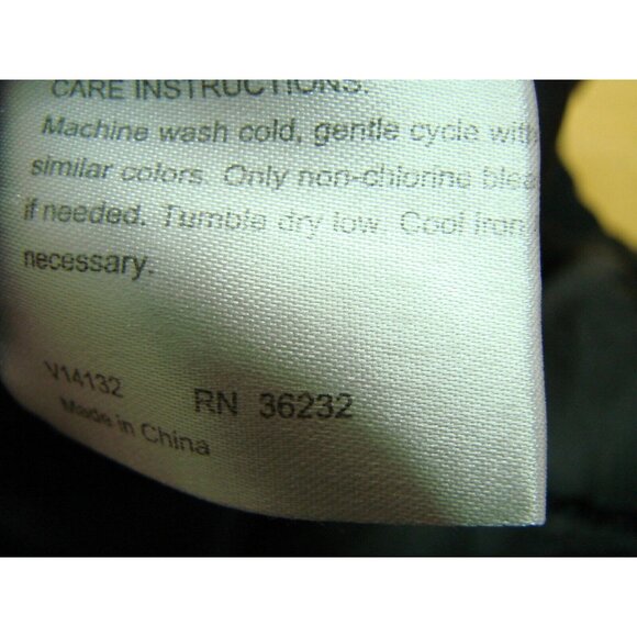 Gallery Coats Womens Large Black Zip Button Coat Jacket Pockets Satin Lined Warm - Picture 10 of 12